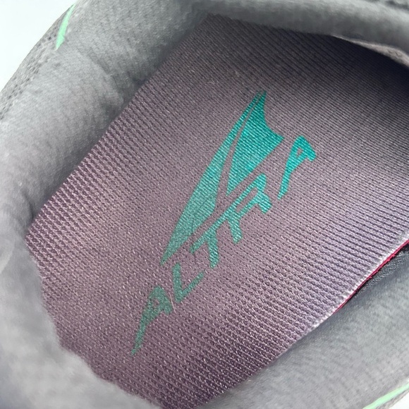 ALTRA Olympus 2.0 Trail Running Shoe Women's 7.5 Foot Shaped Zero Drop Gray Teal - Picture 10 of 12